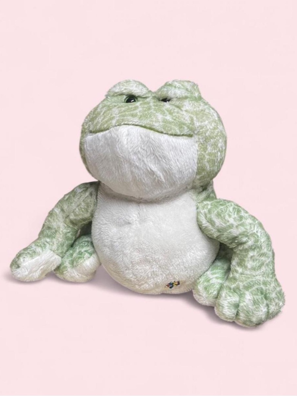 GANZ Webkinz Spotted Frog Plush 8” 2007 | Pet of the Month 2009 | No Code